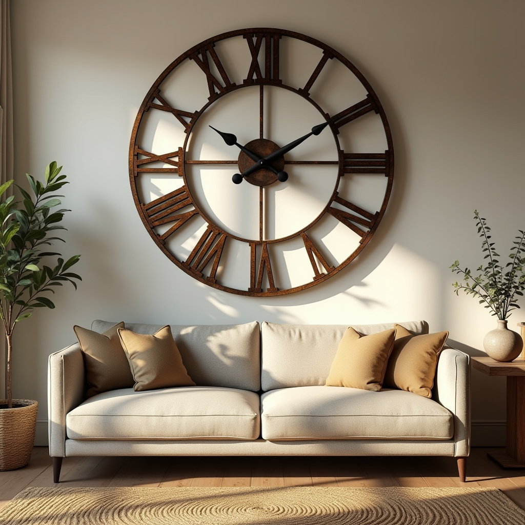 Wall Clock Decor Living Room 2