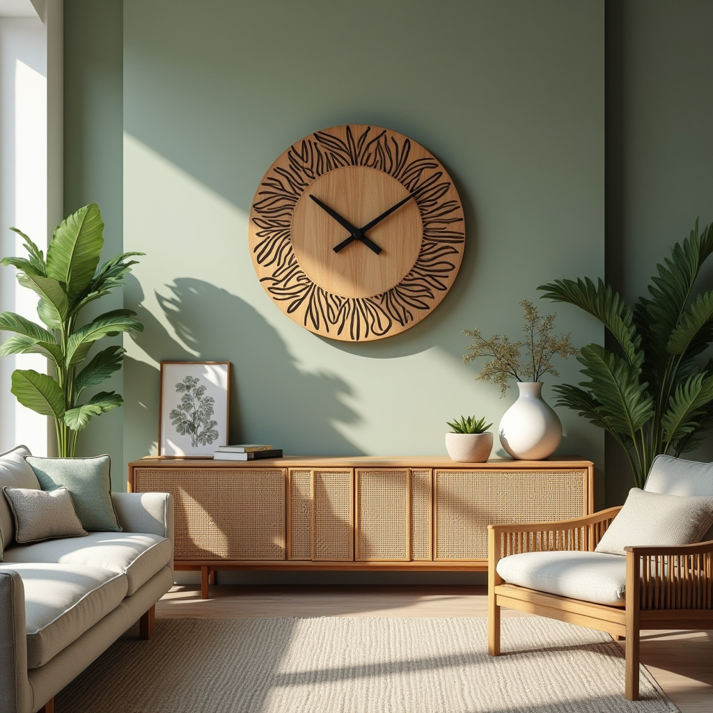Wall Clock Decor Living Room 34