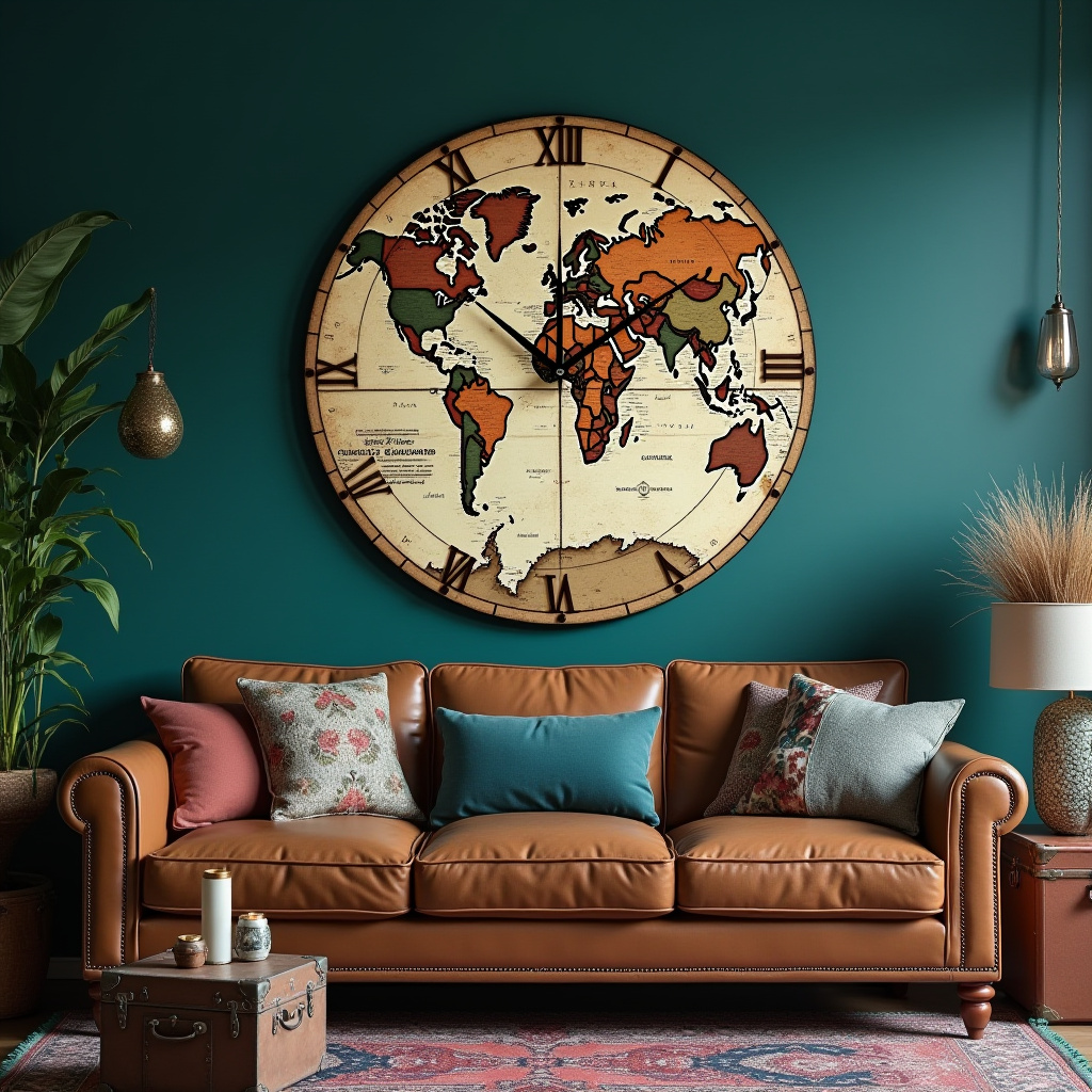 Wall Clock Decor Living Room 39