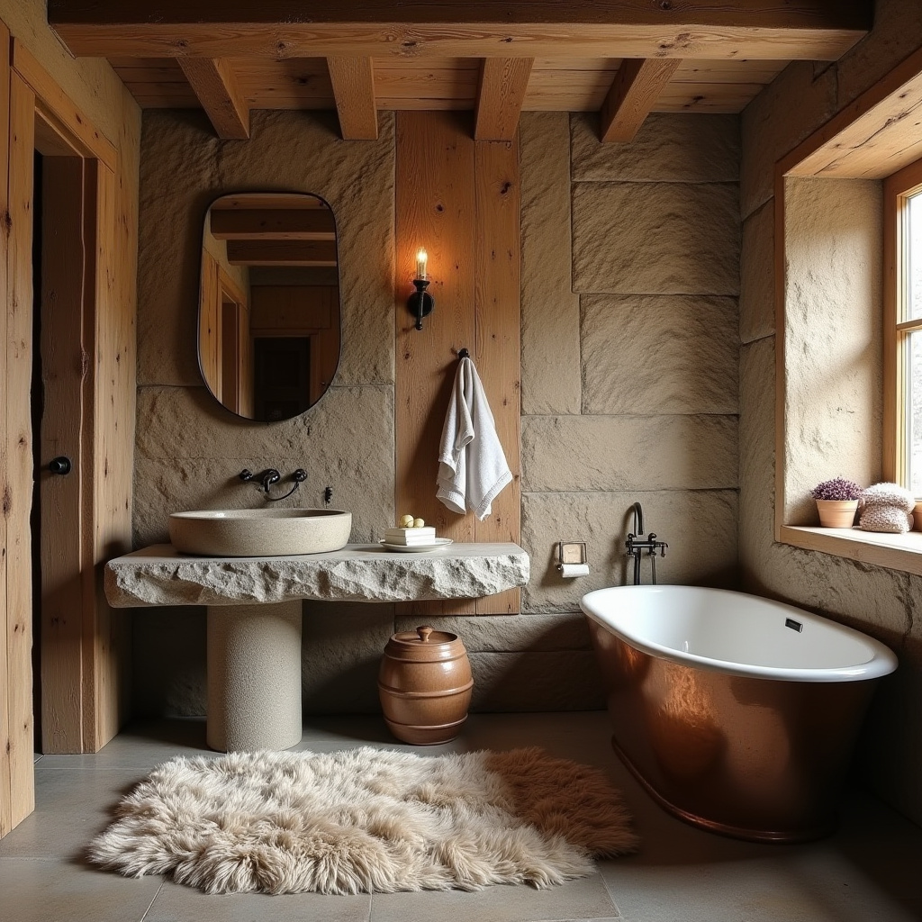 Warm Bathroom Ideas 34