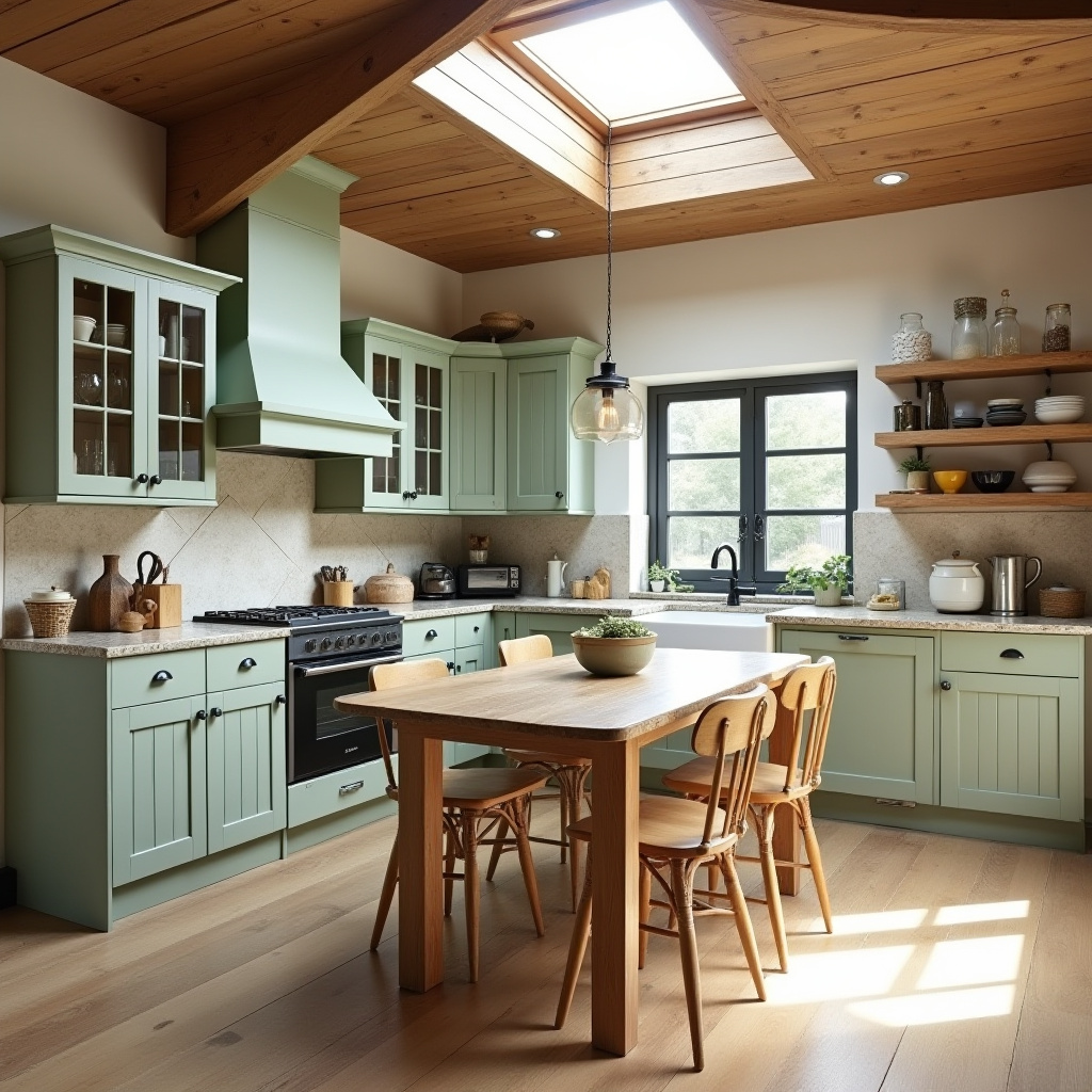 Warm Kitchen Design 10