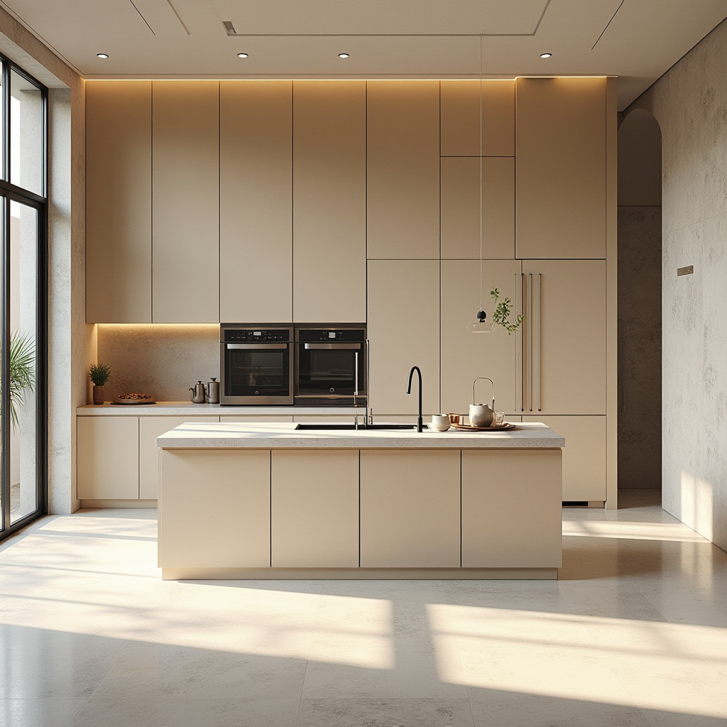 Warm Kitchen Design 14