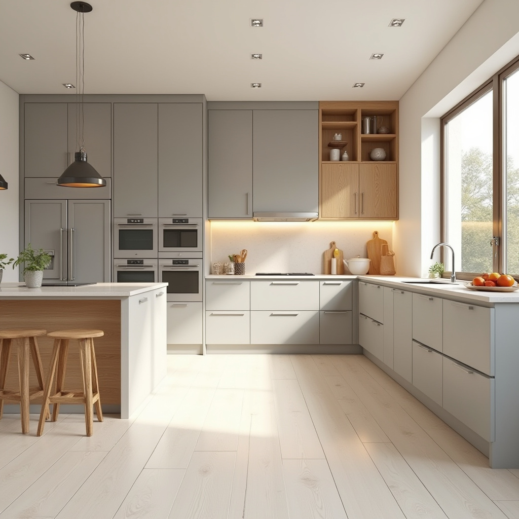 Warm Kitchen Design 18