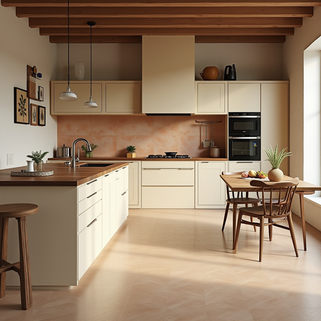 Warm Kitchen Design 2