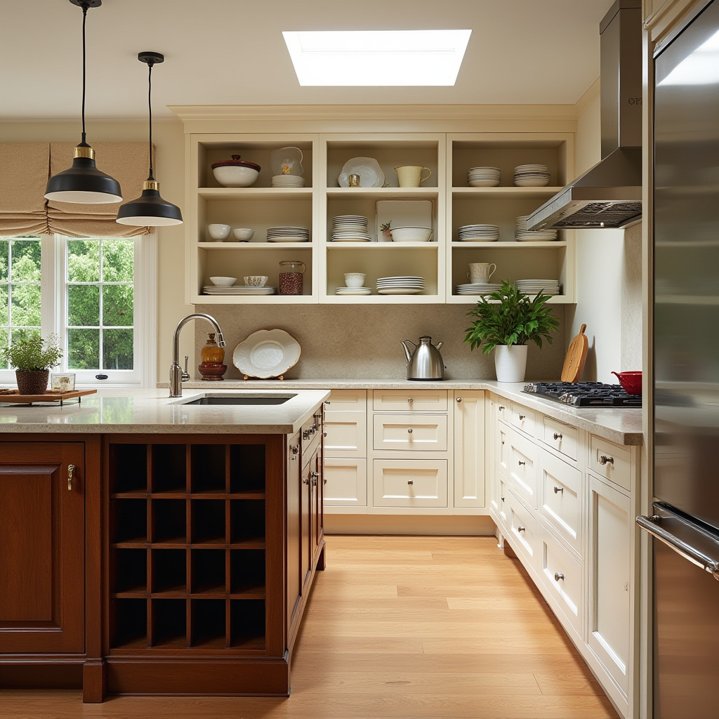Warm Kitchen Design 20