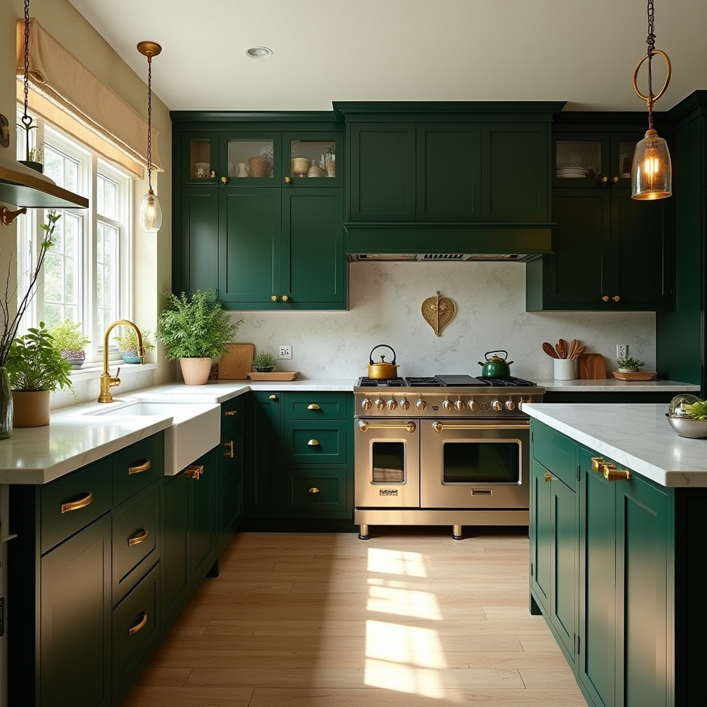 Warm Kitchen Design 25