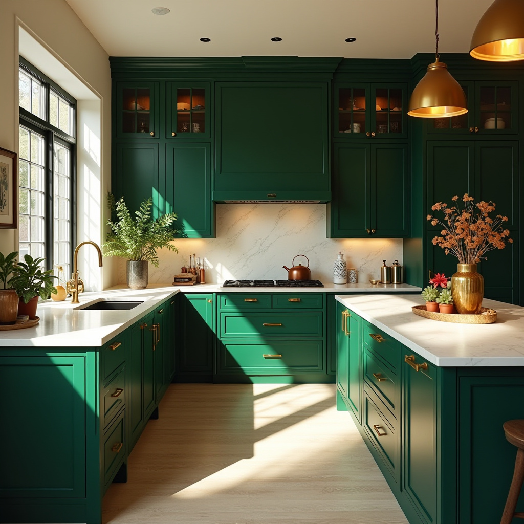 Warm Kitchen Design 26
