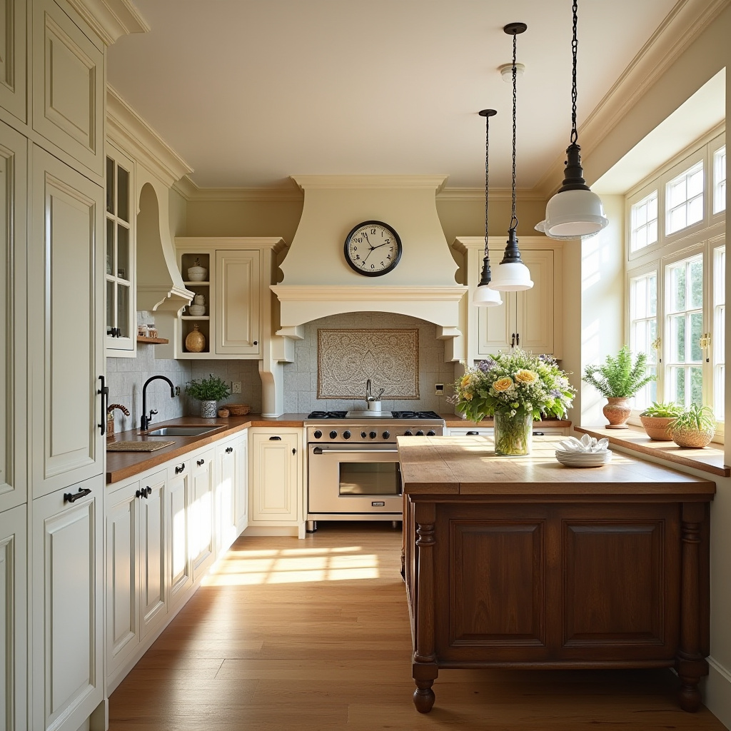 Warm Kitchen Design 36