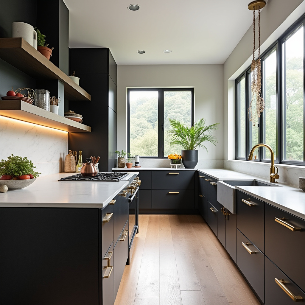 Warm Kitchen Design 38