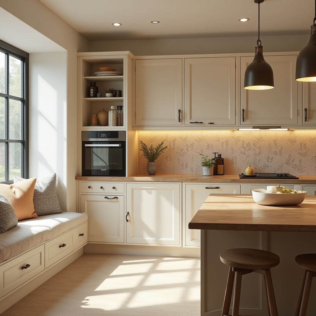 Warm Kitchen Design 40