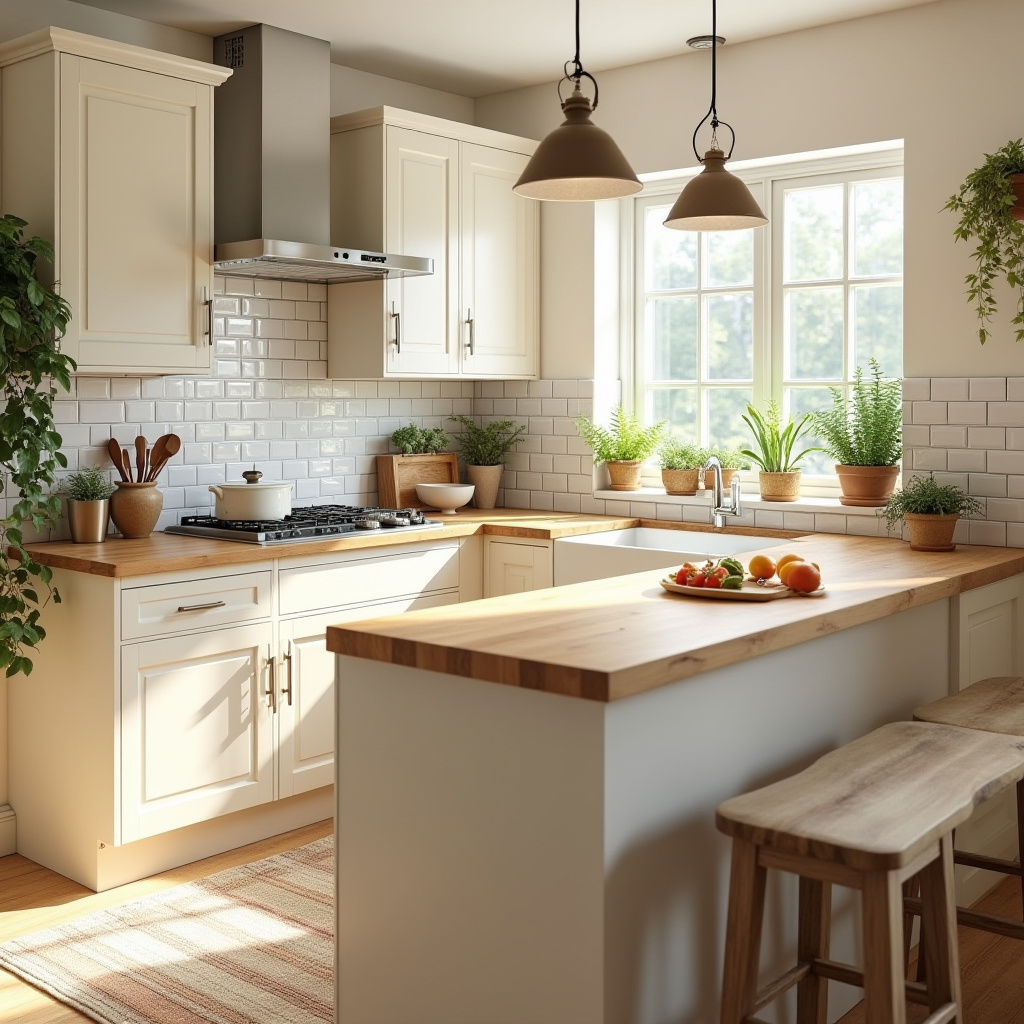 Warm Kitchen Design 7