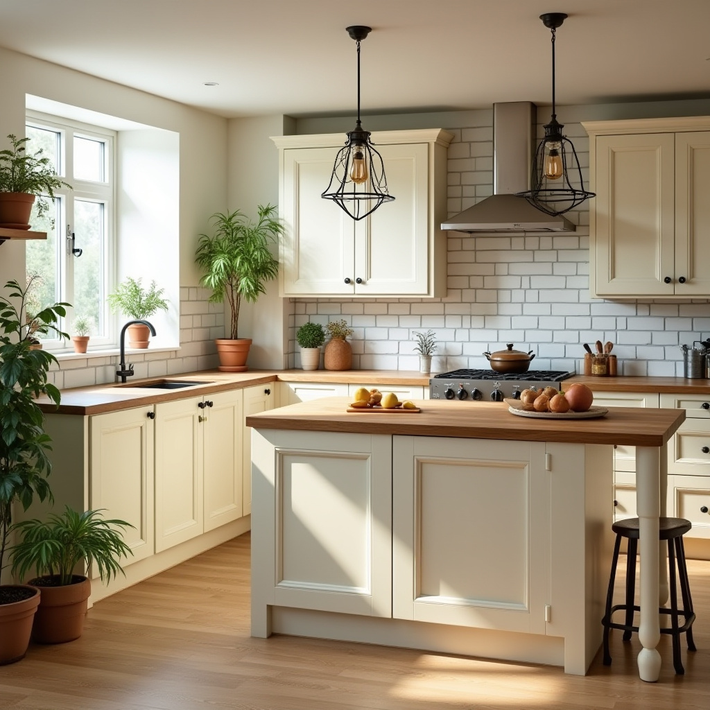 Warm Kitchen Design 8