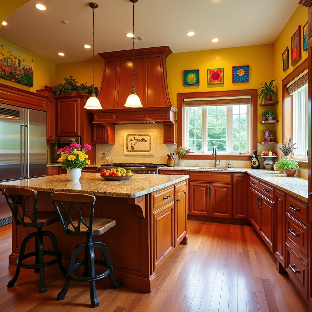 Warm Kitchen Ideas 19