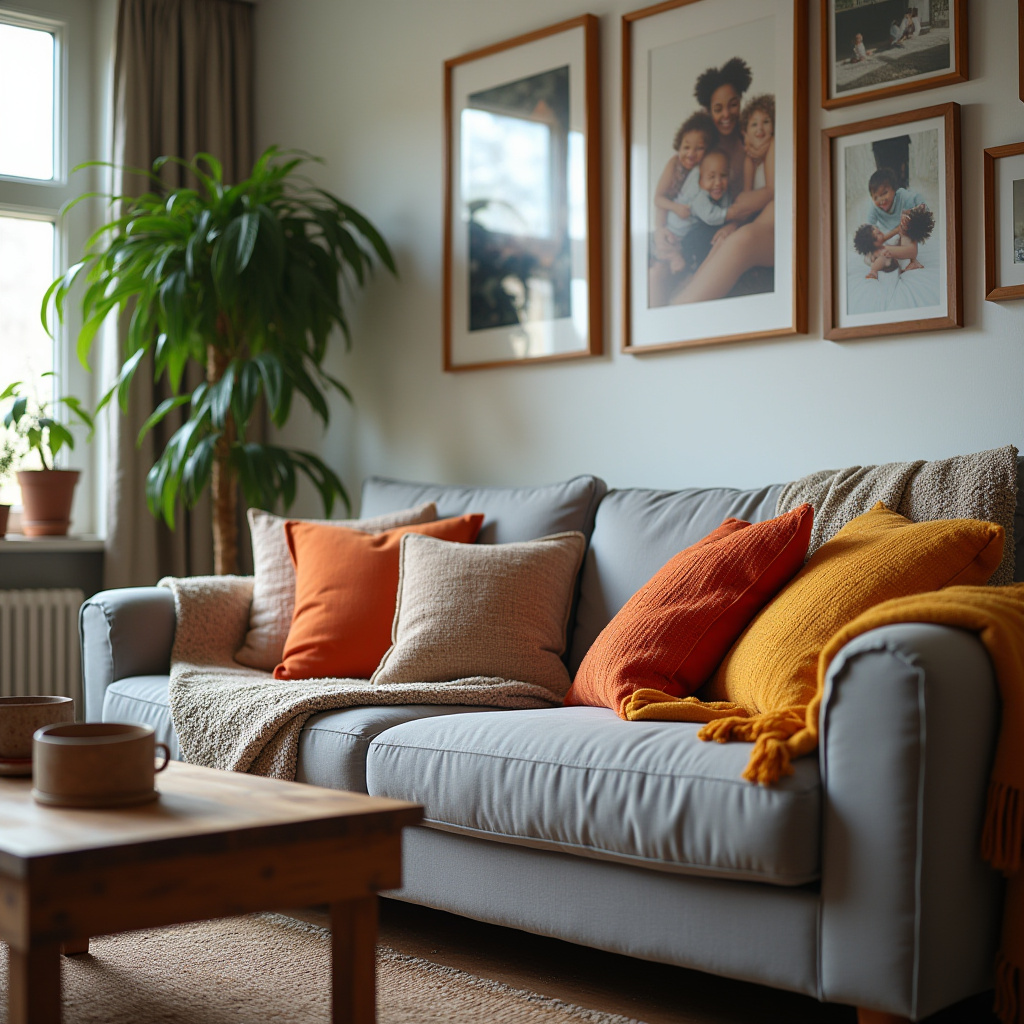 Warm Living Room Decor 12