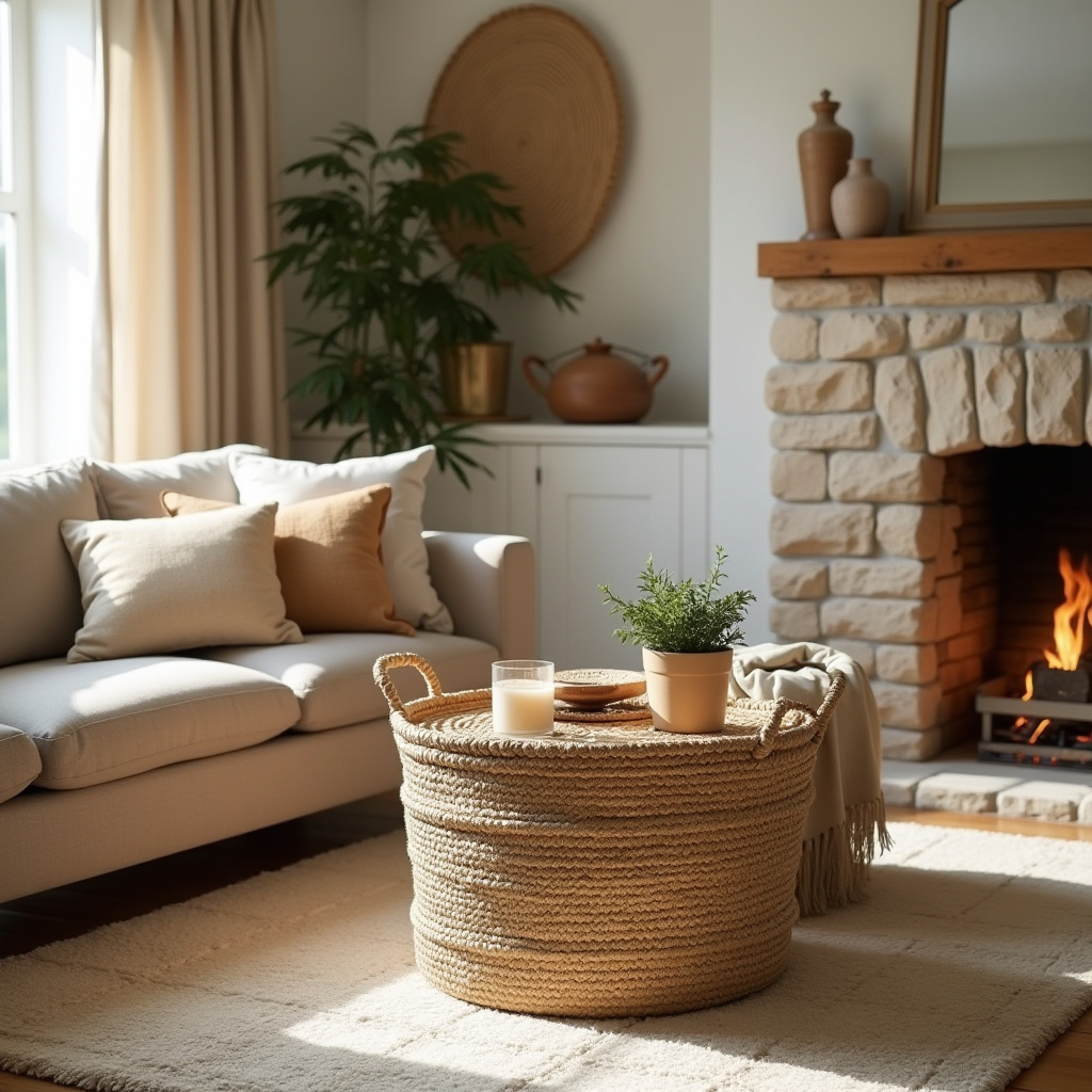 Warm Living Room Decor 14