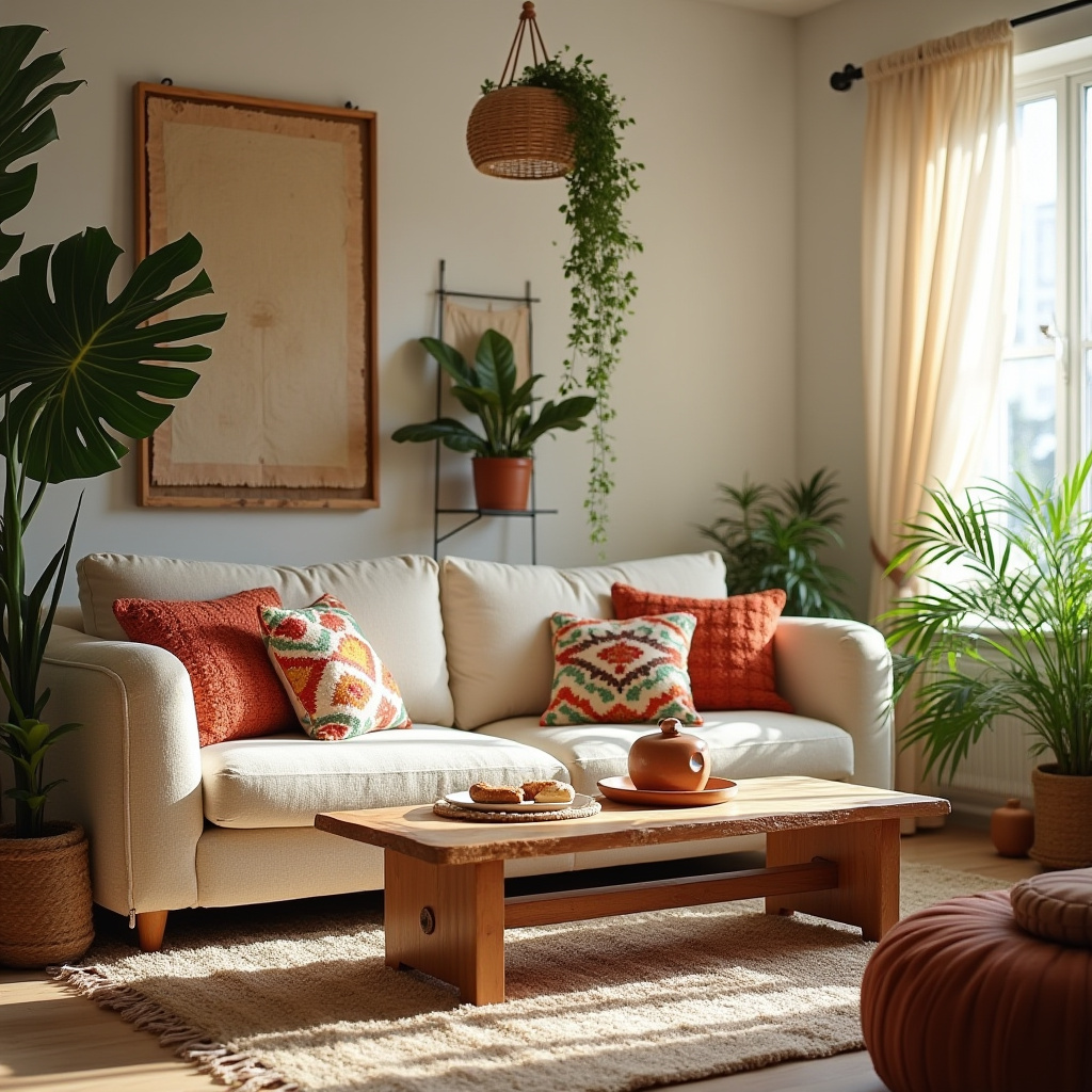 Warm Living Room Decor 23