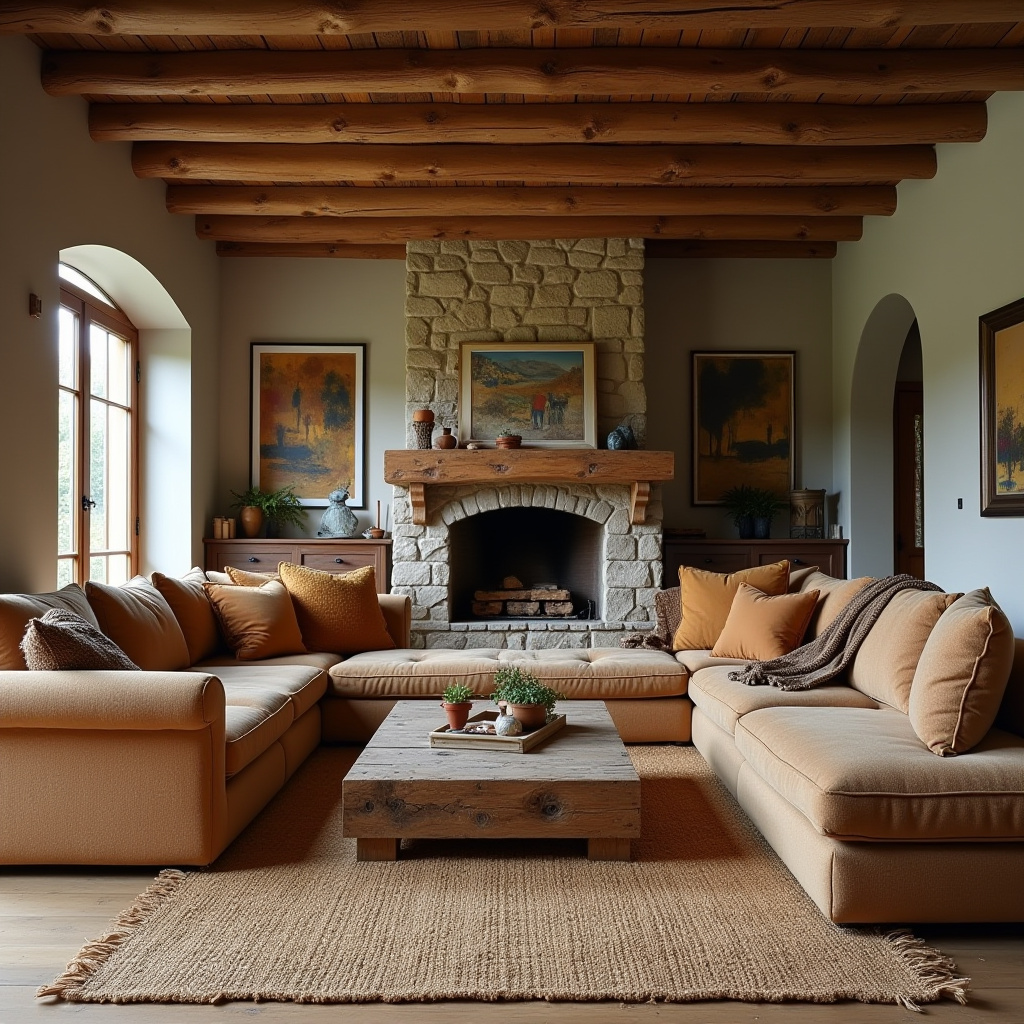 Warm Living Room Decor 30