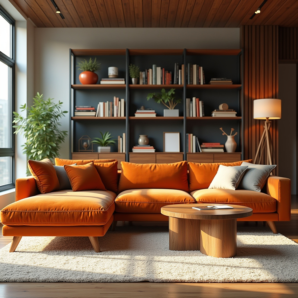 Warm Living Room Decor 8