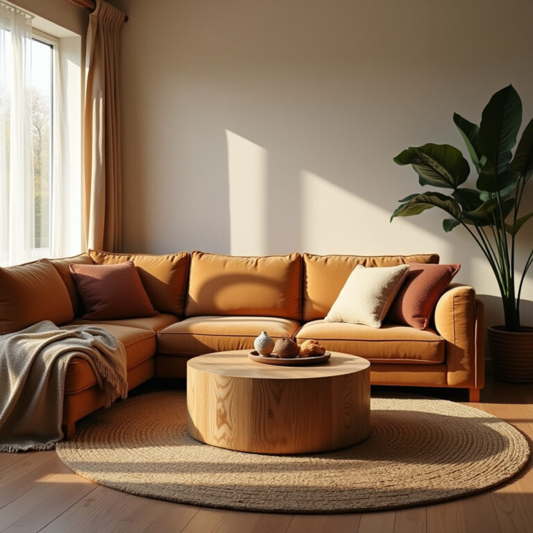 Warm Living Room Ideas 1