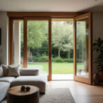 Wooden Glass Door Design 1