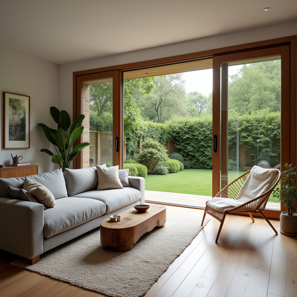 Wooden Glass Door Design 2