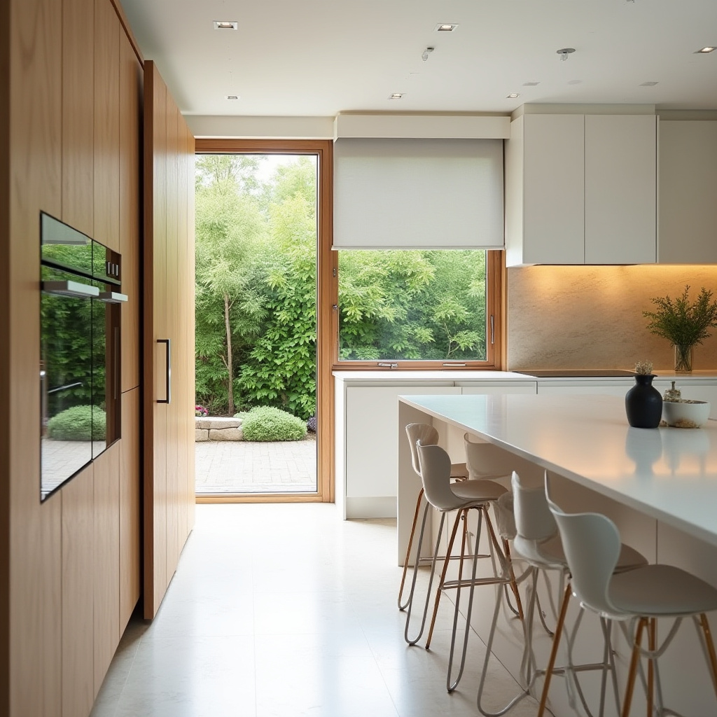 Wooden Glass Door Design 20