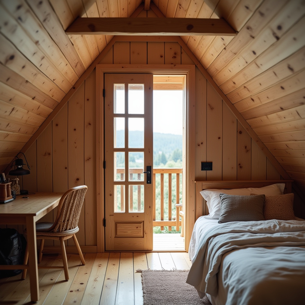 Wooden Glass Door Design 33