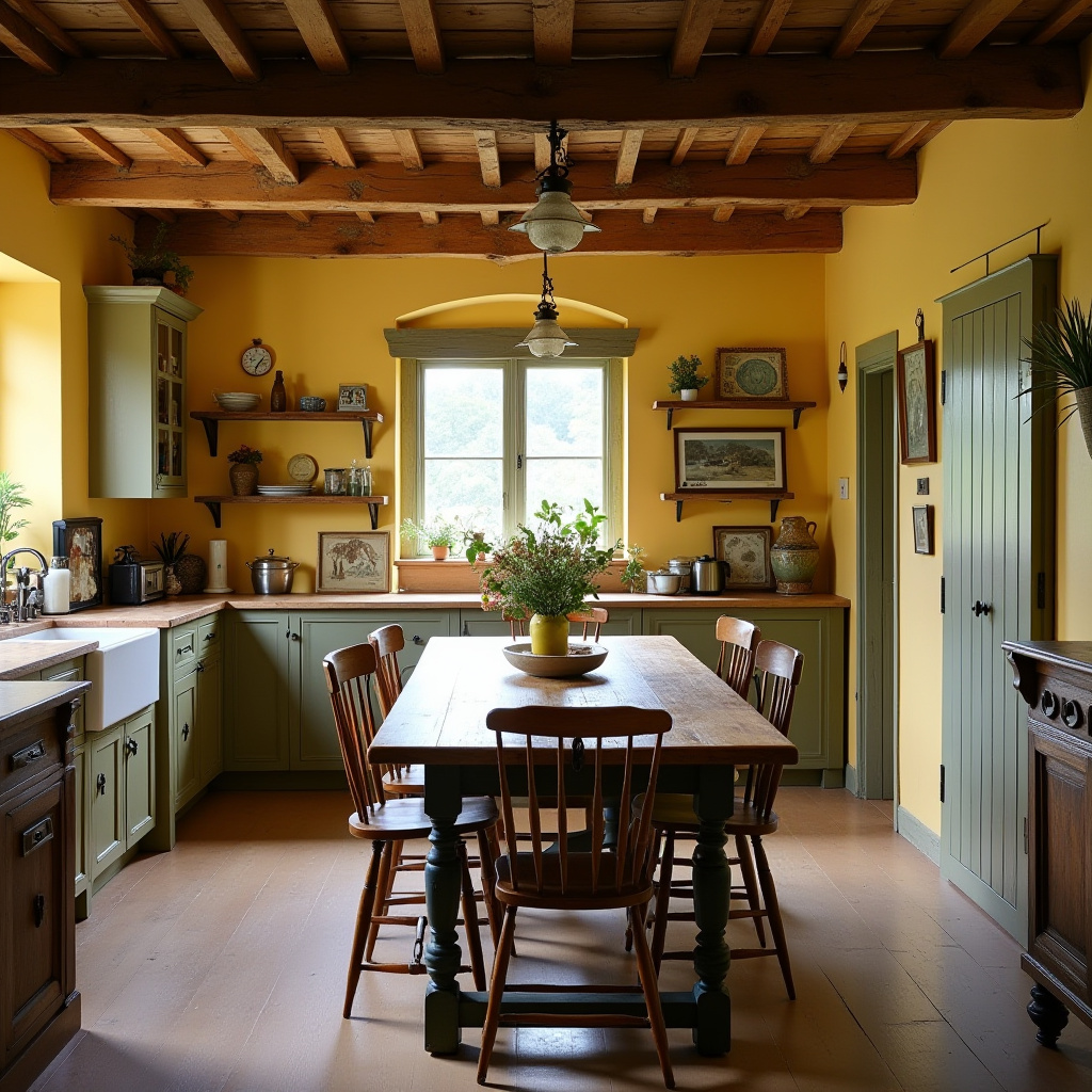 Yellow Kitchen Walls 11