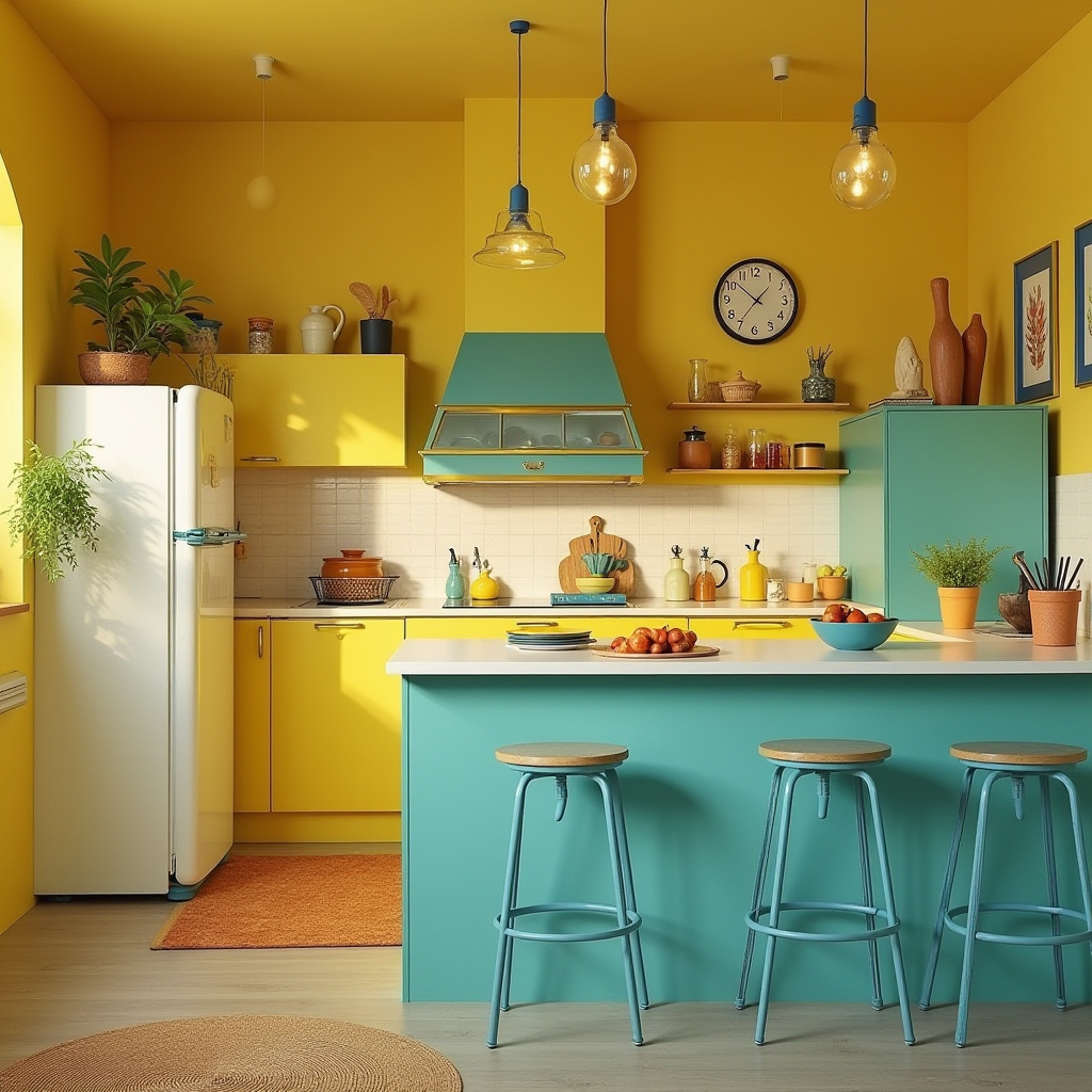 Yellow Kitchen Walls 14