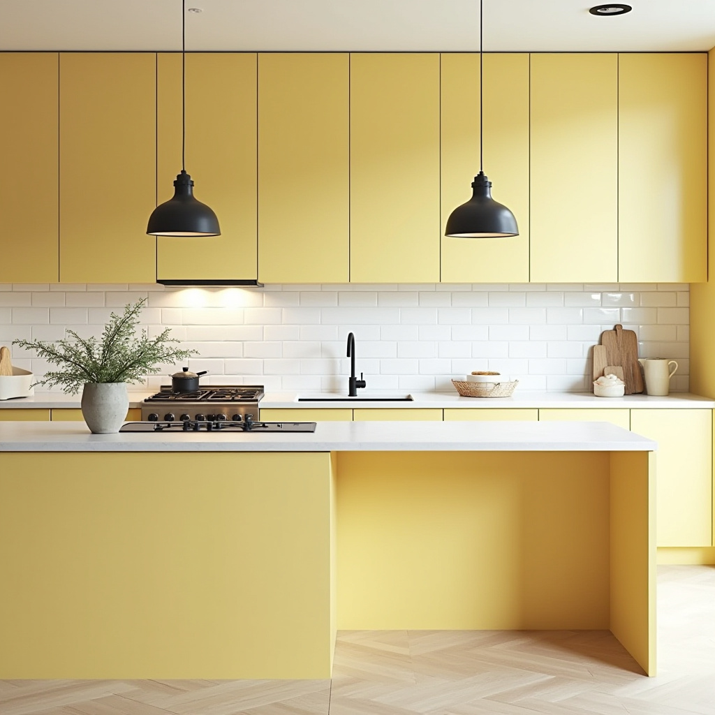 Yellow Kitchen Walls 16