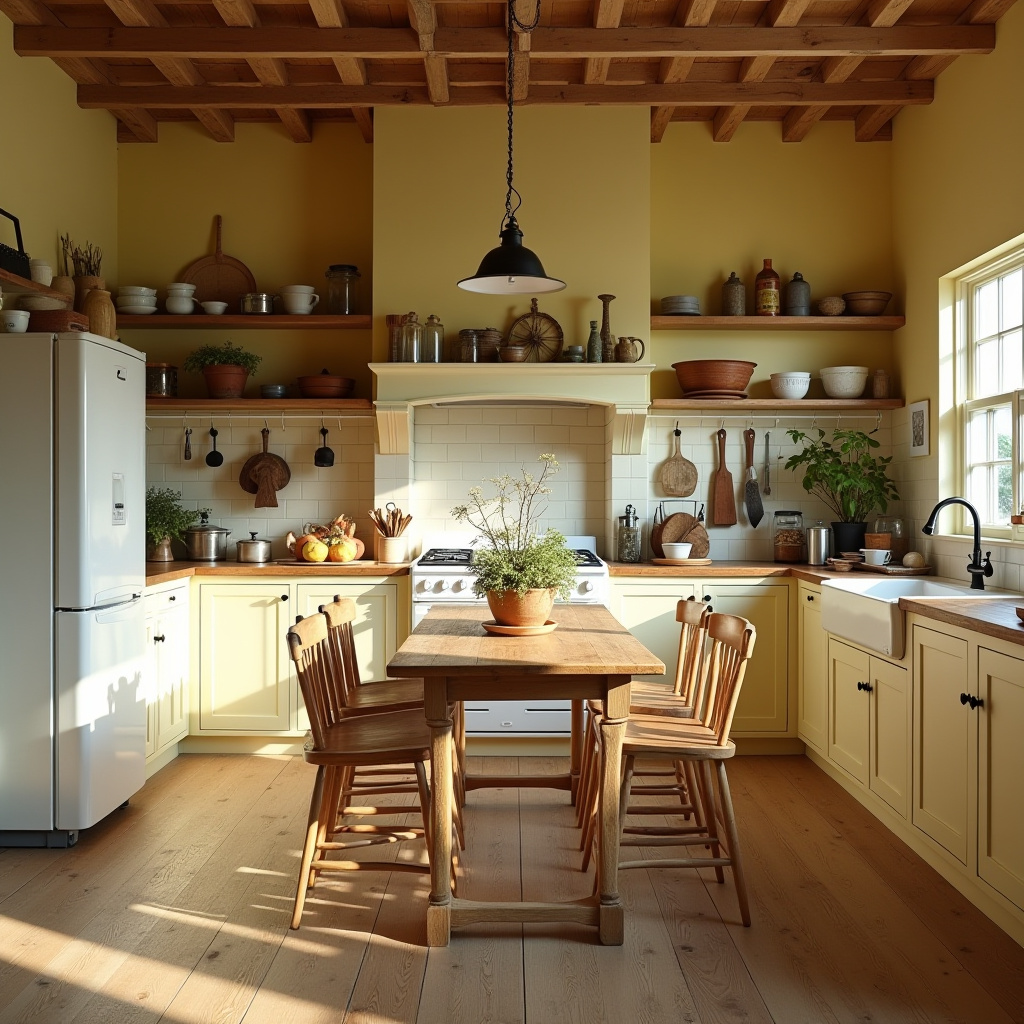 Yellow Kitchen Walls 17