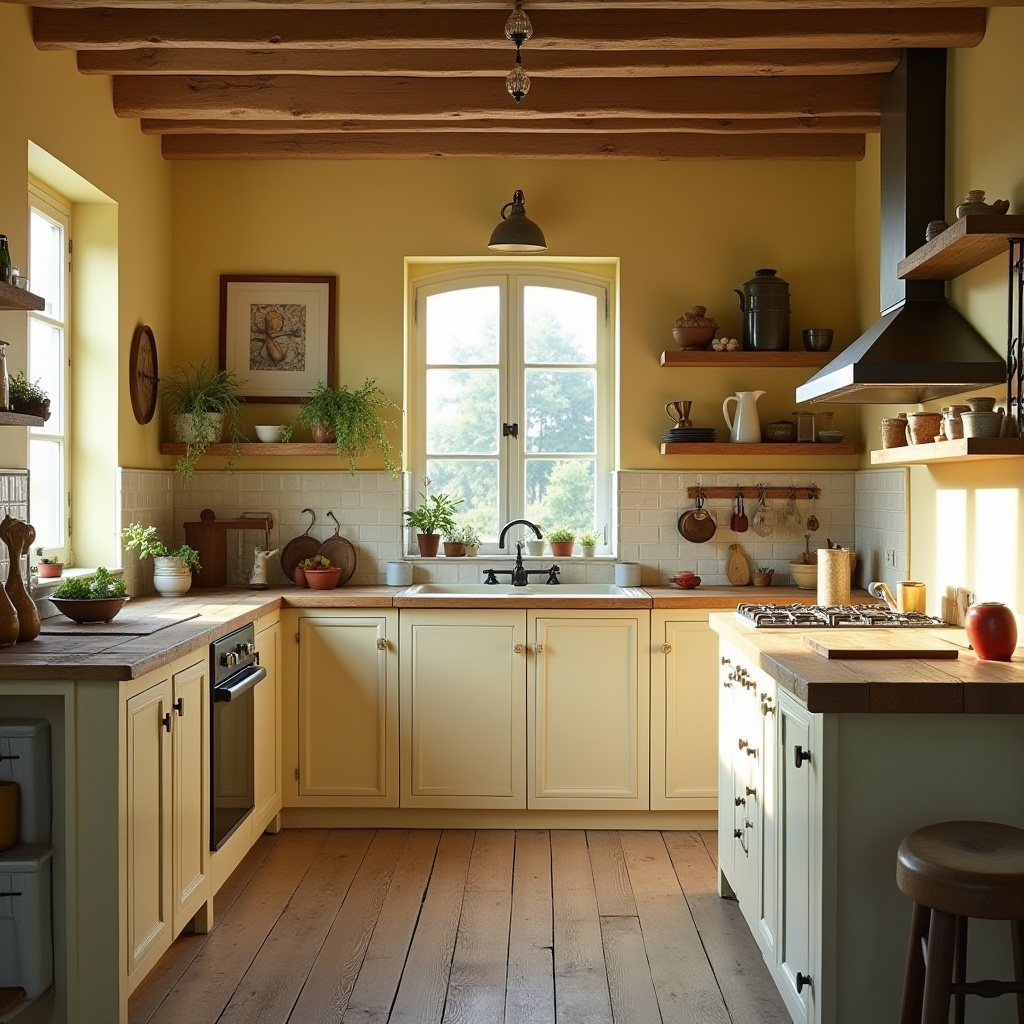 Yellow Kitchen Walls 18