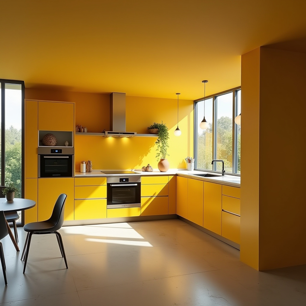 Yellow Kitchen Walls 19