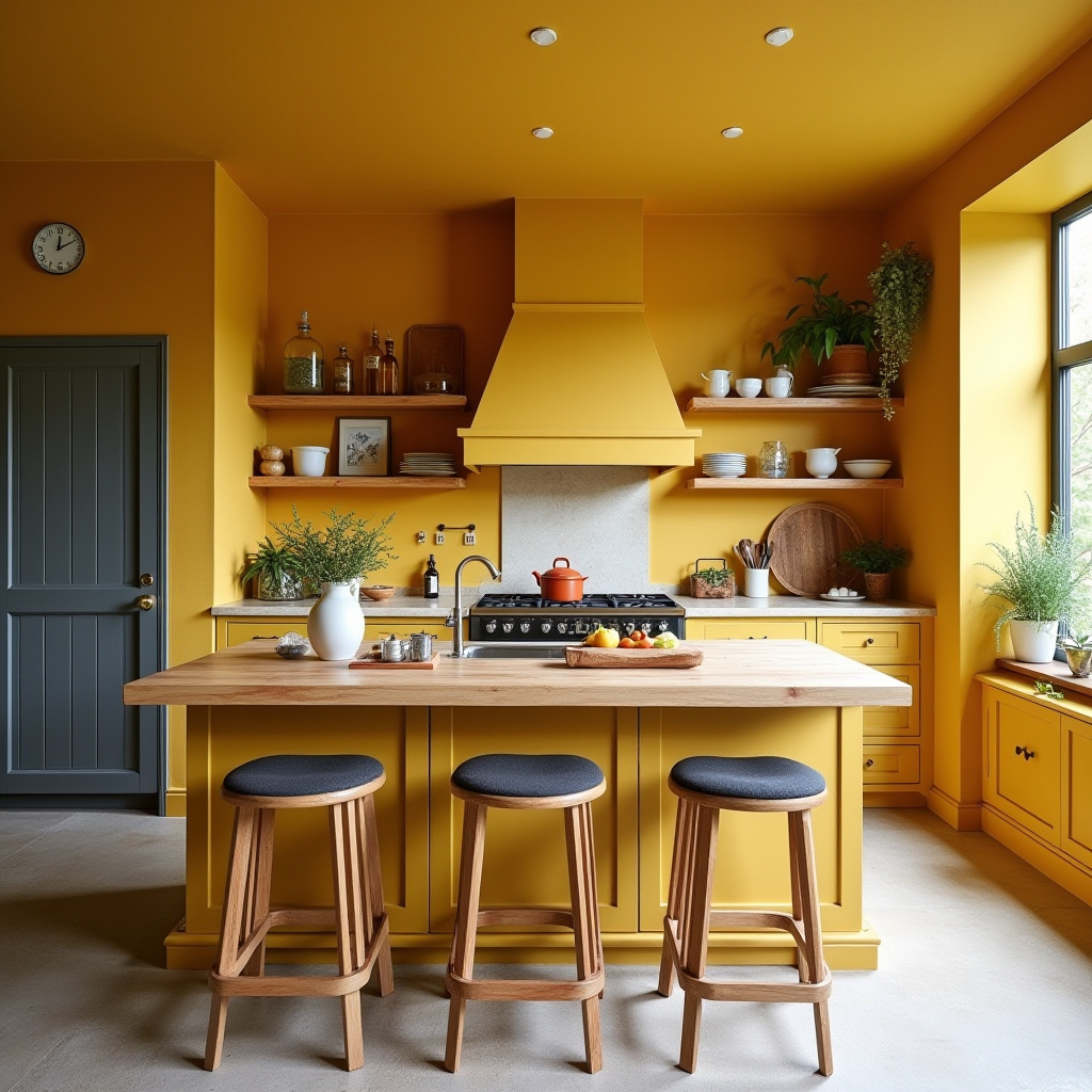 Yellow Kitchen Walls 21
