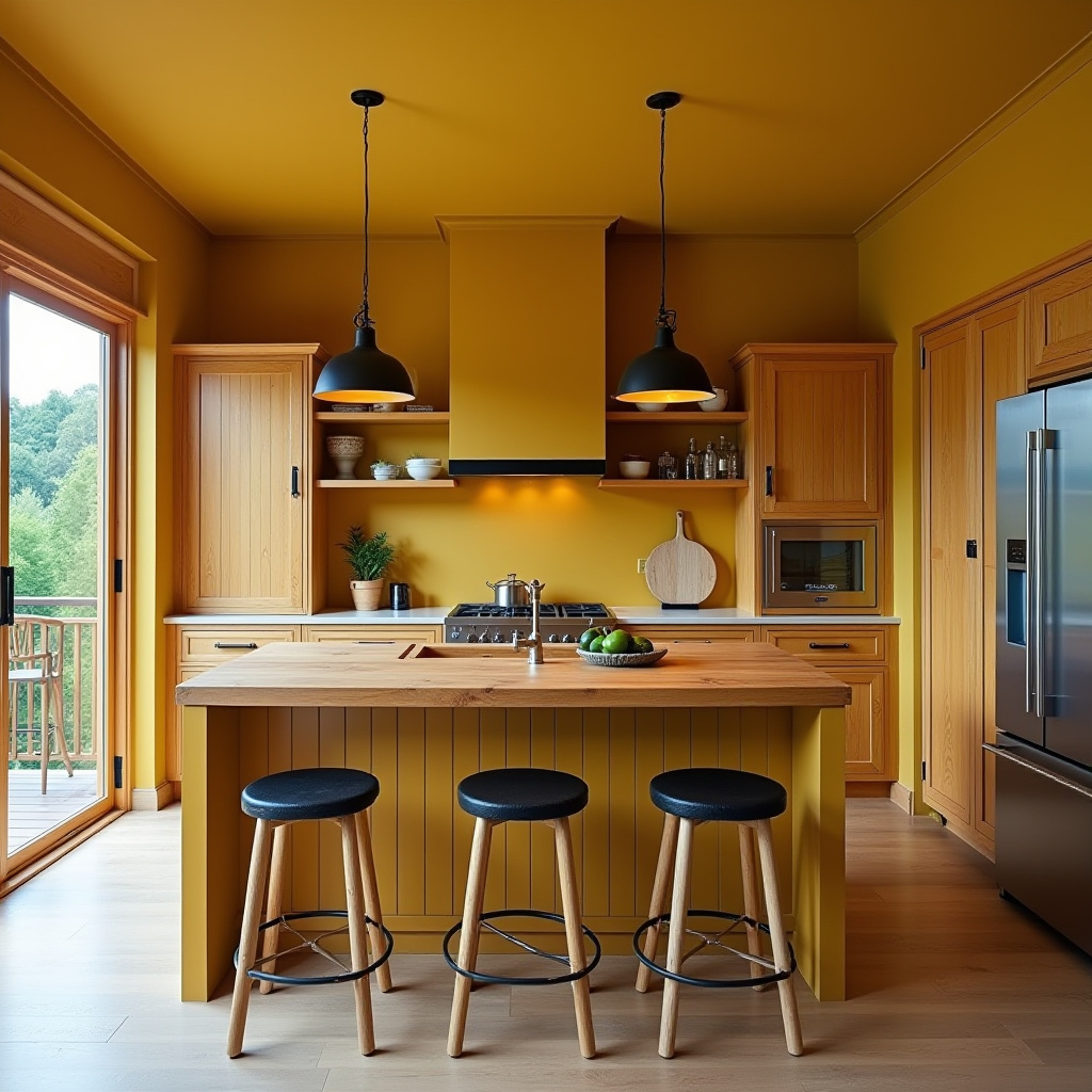 Yellow Kitchen Walls 22