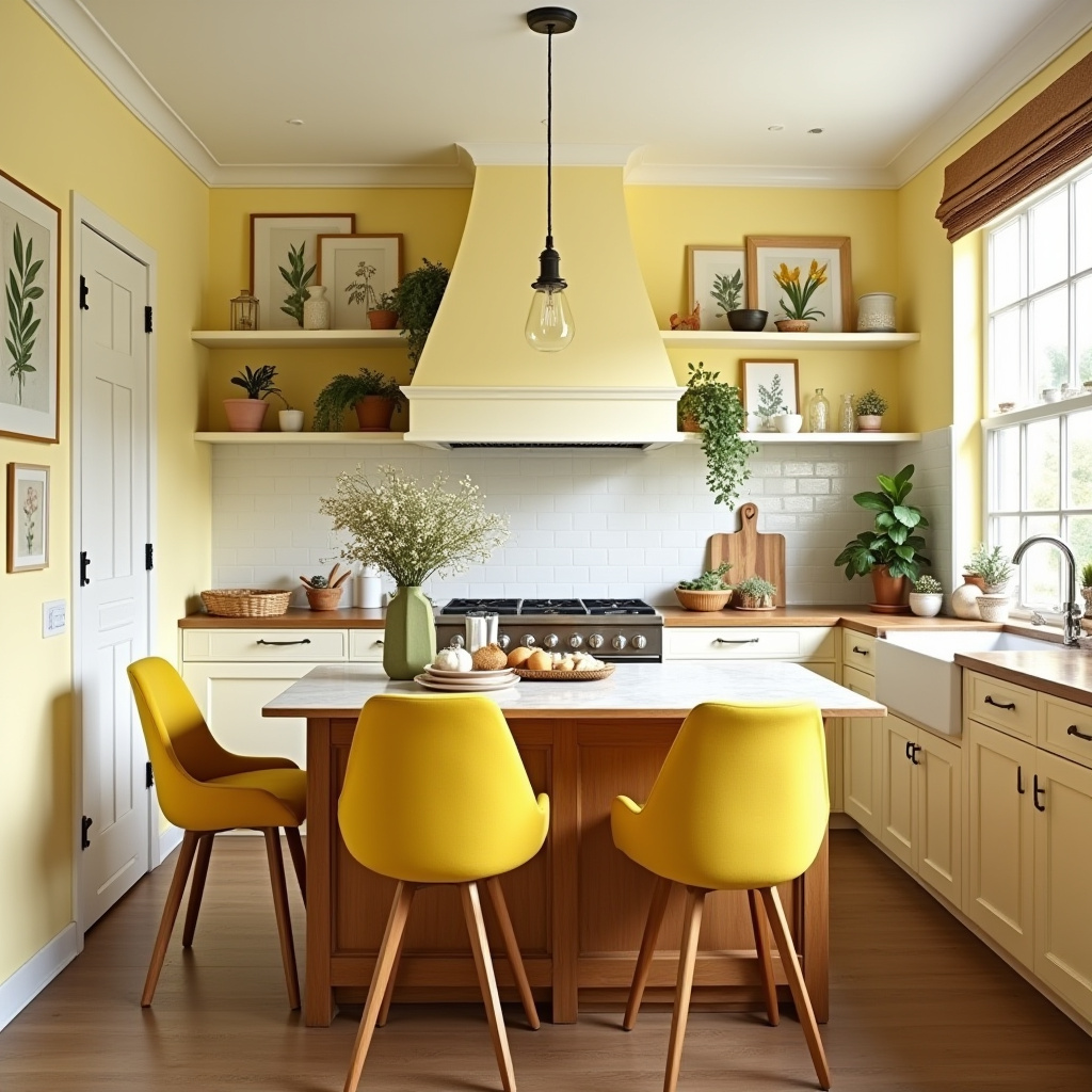 Yellow Kitchen Walls 23