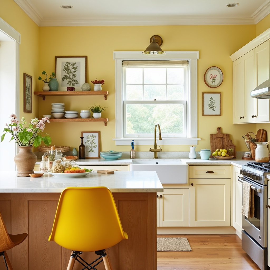 Yellow Kitchen Walls 24