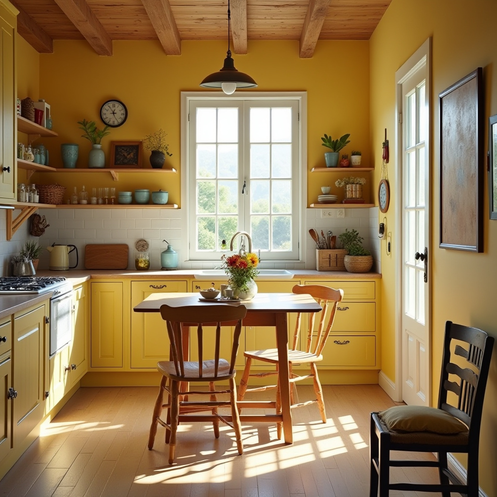 Yellow Kitchen Walls 32