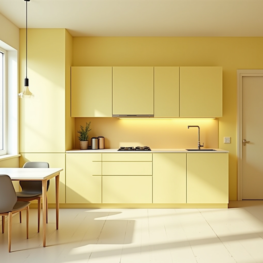 Yellow Kitchen Walls 33