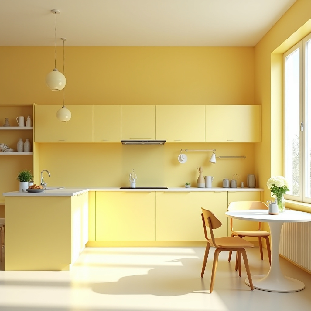 Yellow Kitchen Walls 34