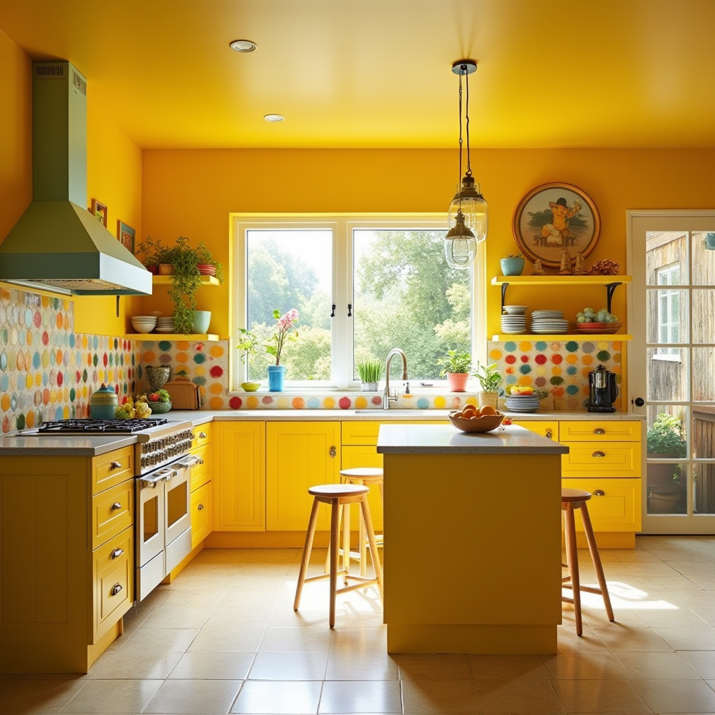 Yellow Kitchen Walls 35