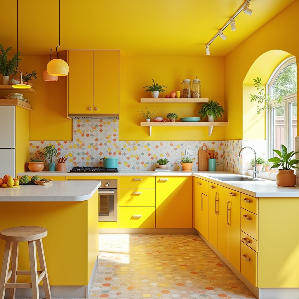 Yellow Kitchen Walls 36