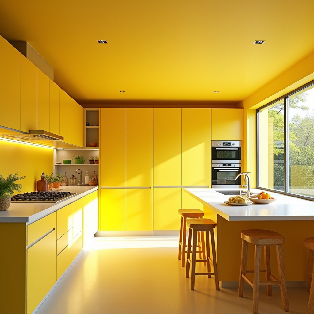 Yellow Kitchen Walls 39