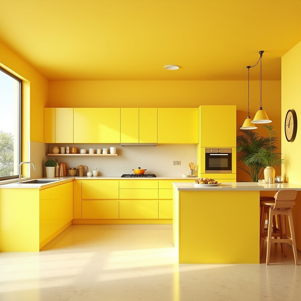 Yellow Kitchen Walls 40