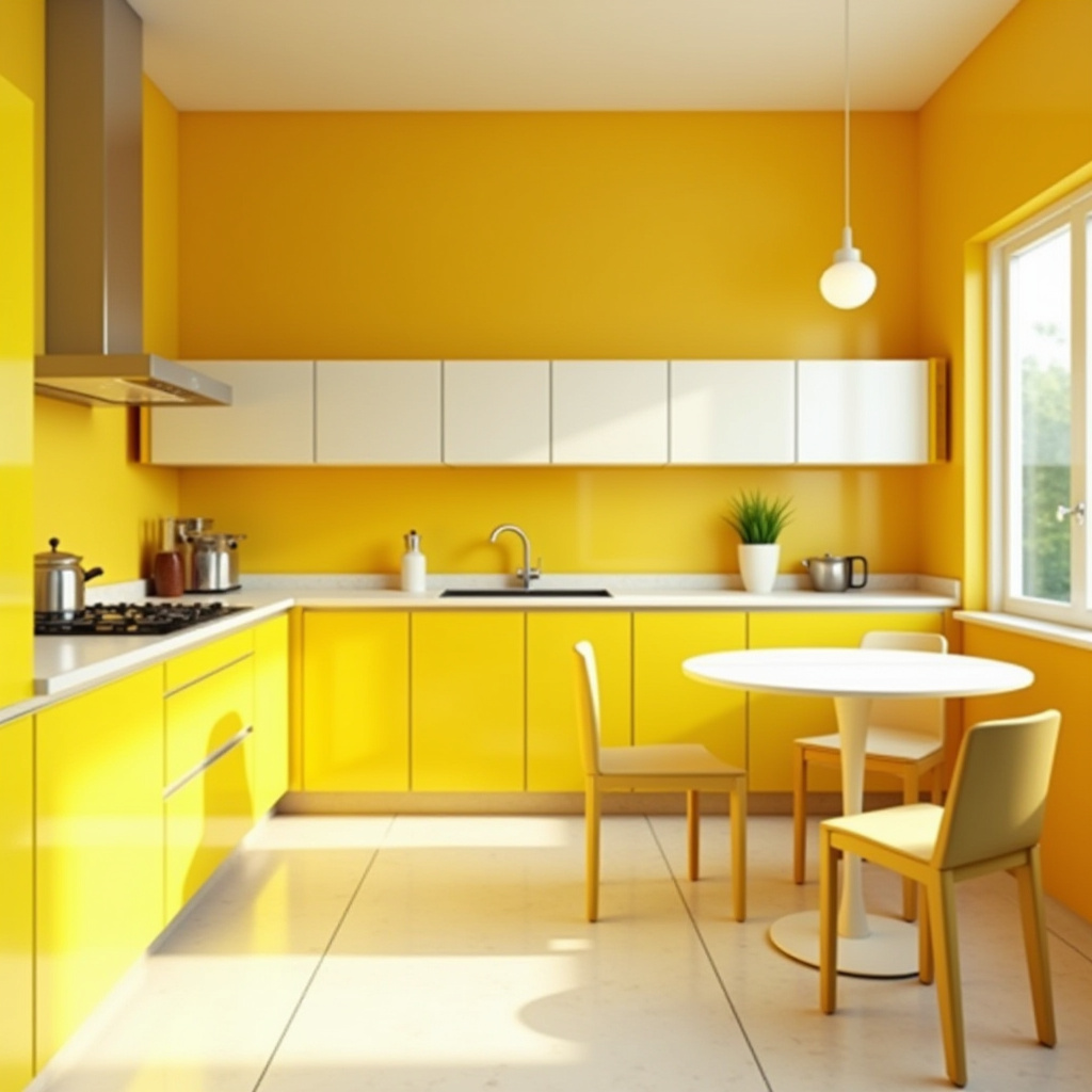 Yellow Kitchen Walls 9
